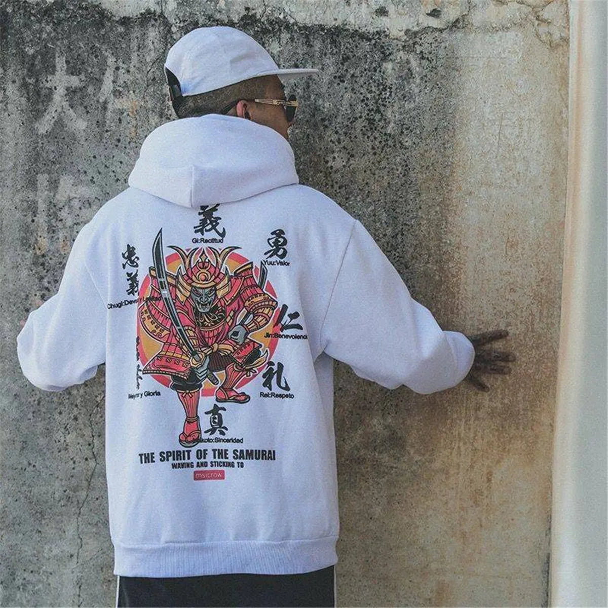 Men's Hip Hop Hoodie - Japanese Streetwear Pullover