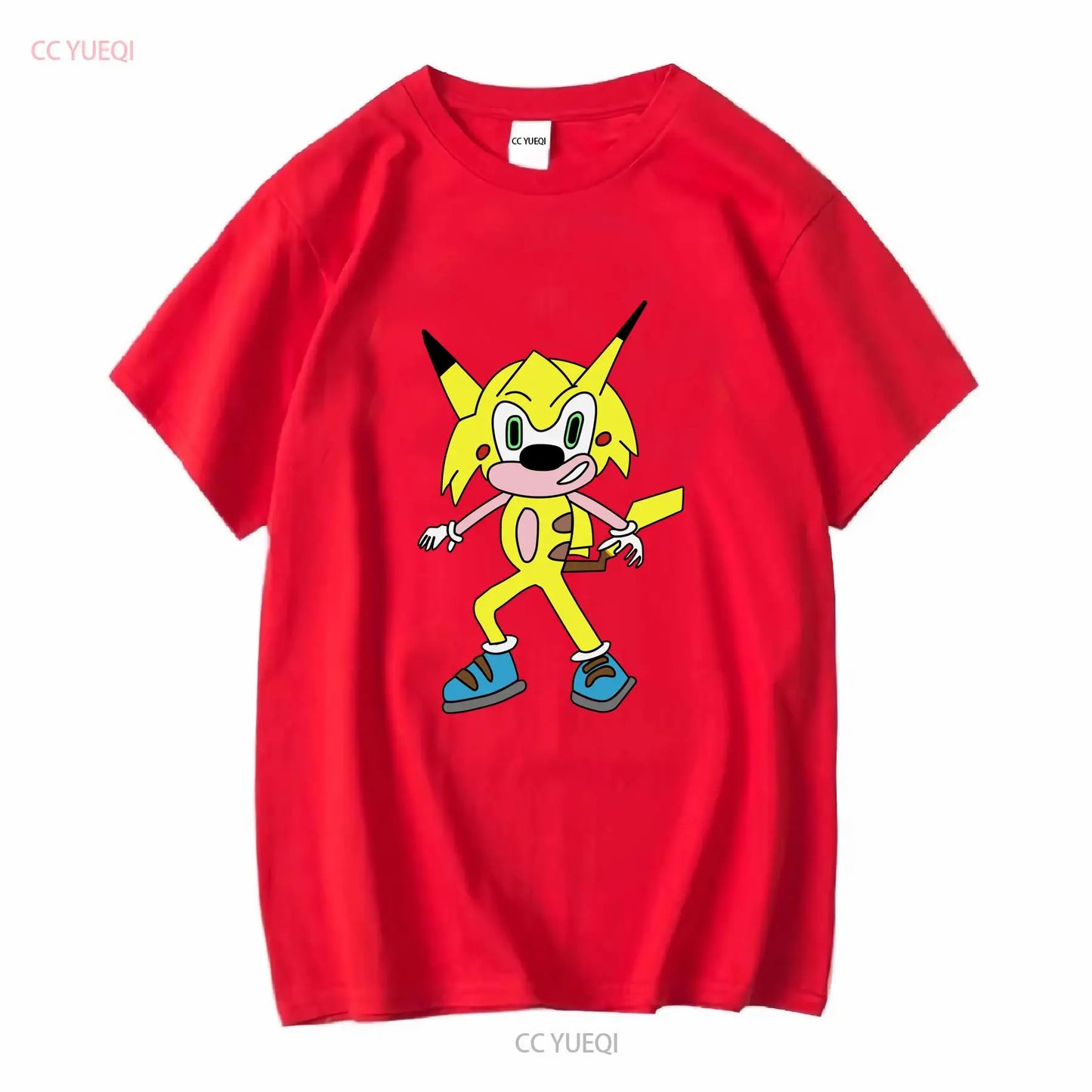 Sonichu Novelty Vintage Cool Long or Short Sleeve T-Shirt Washed Streetwear