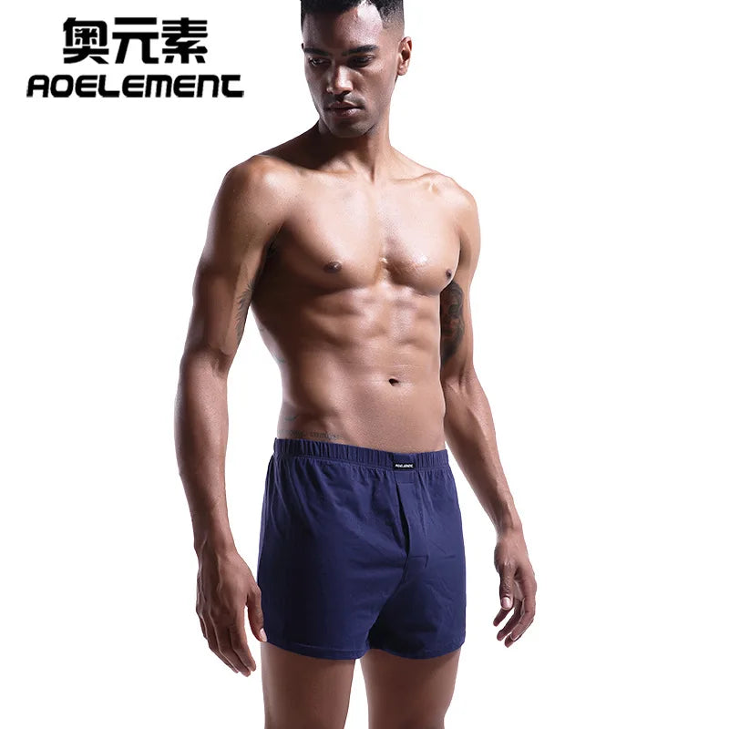 Men's Cotton Boxer Shorts 2-Pack - Soft Stretch Breathable Underwear