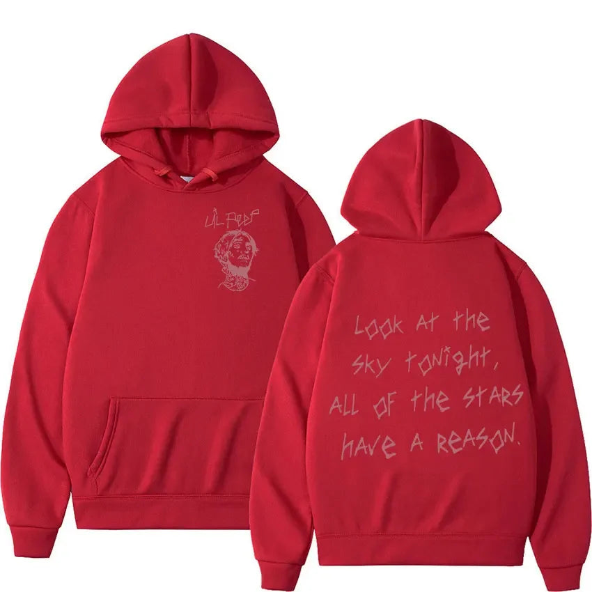 Lil Peep Tour Concert Hoodie - Unisex Hip Hop Streetwear Pullover