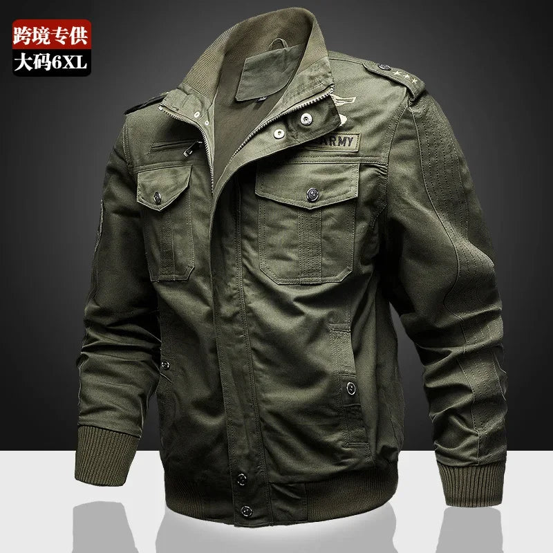Men's Motorcycle Jacket Special Forces - Breathable Tactical Denim With Multi Pocket Design For Spring Autumn