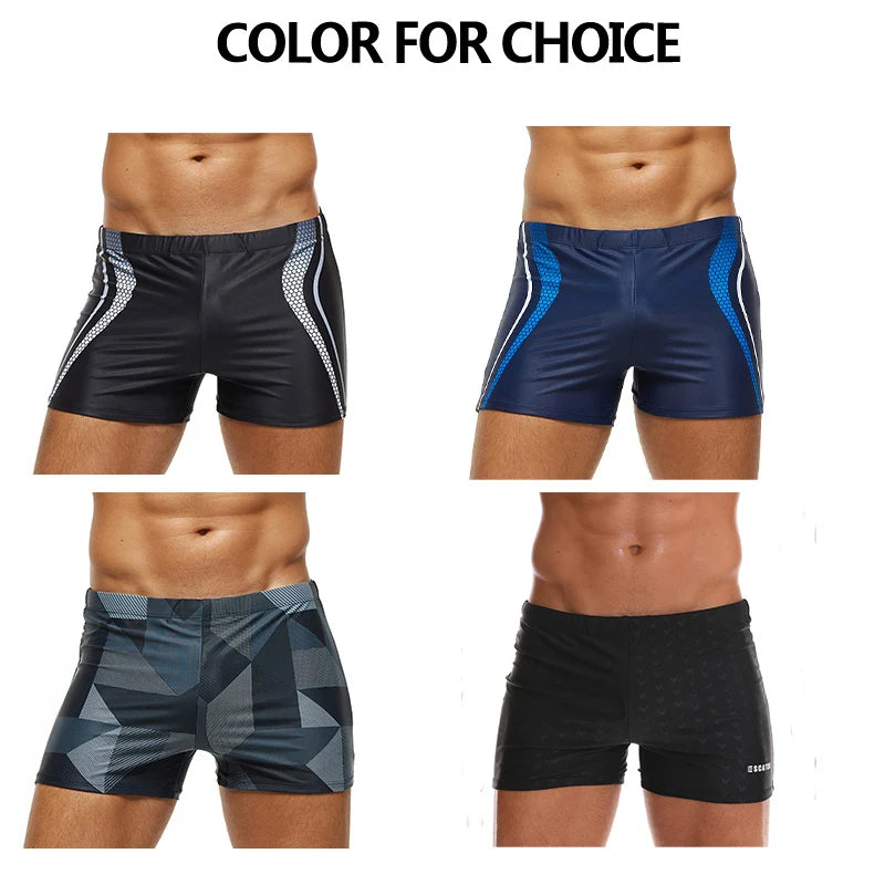 Men's Premium Floral Print Swim Trunks with Padding