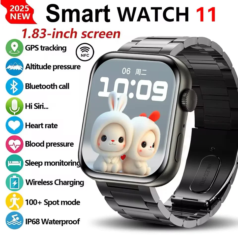 Watch 10 Pro Smart Watch with GPS, NFC & Health Monitoring