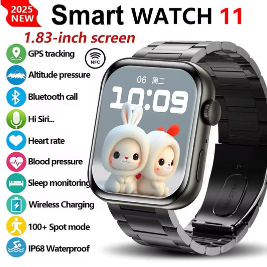 Watch 10 Pro Smart Watch with GPS, NFC & Health Monitoring