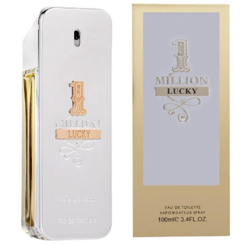 Rabanne 1 Million Lucky Prive Eau de Parfum for Men 100 ML Original Arab Perfumes Lasting Woody Perfume Pheromones 3.4 Oz Makeup