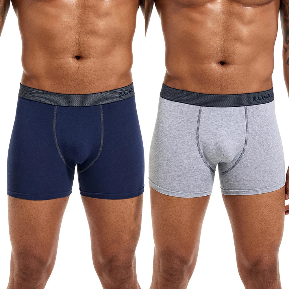 Men's Cotton Boxer Shorts - Comfortable Everyday Underwear