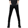 Men's Stretch Skinny Jeans - Slim Fit Elastic Denim Trousers