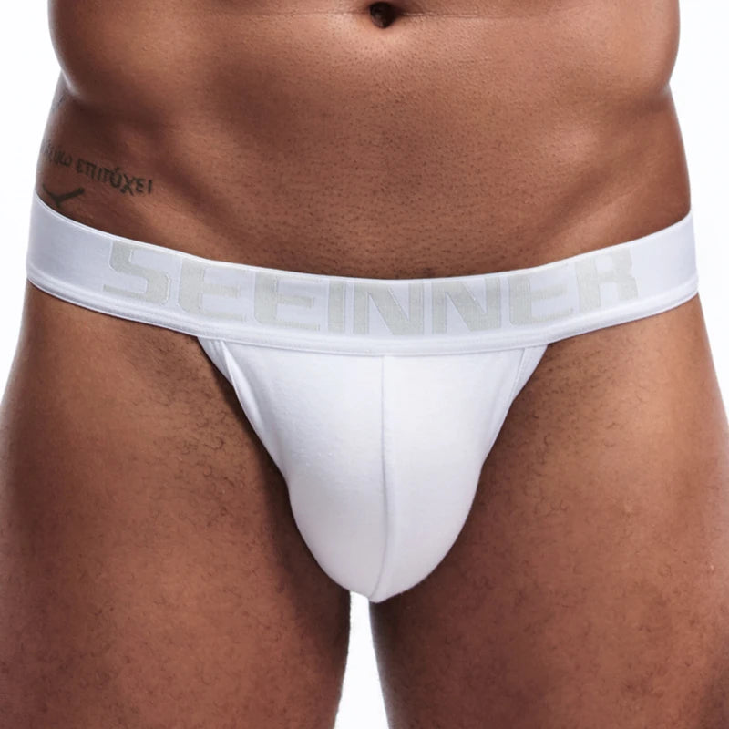 Men's Premium Cotton Briefs with U-Pouch Support