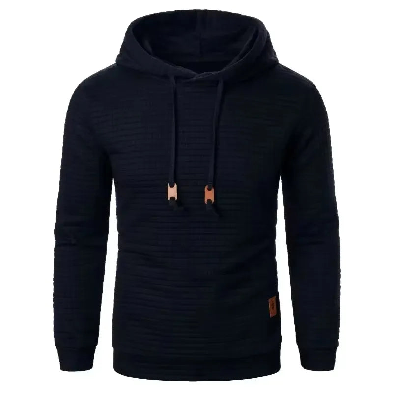 Men's Oversized Zip-Up Hoodie - Warm Casual Sweatshirt