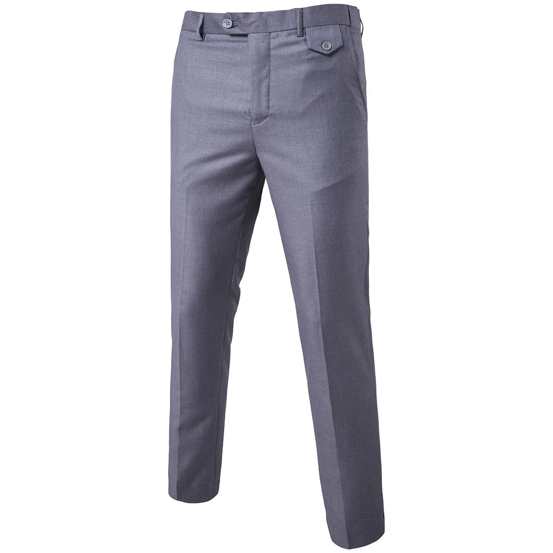 Men's Slim-Fit Suit Pants Business Casual Formal Trousers