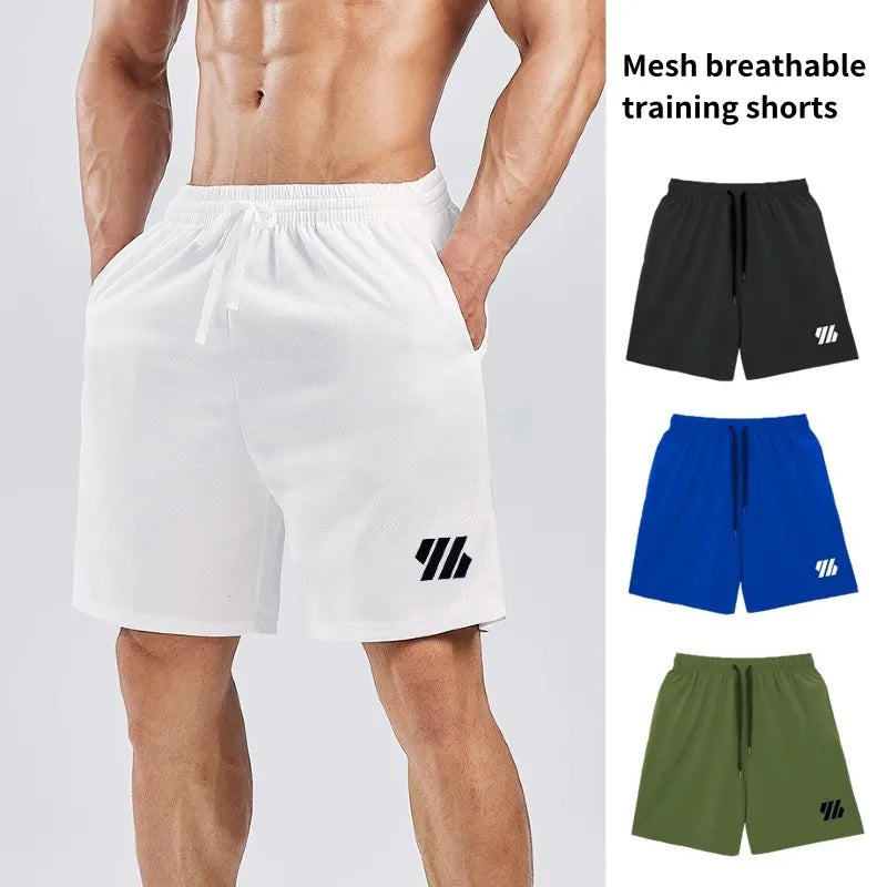 Men's Performance Athletic Shorts - Quick Dry Mesh Training Shorts