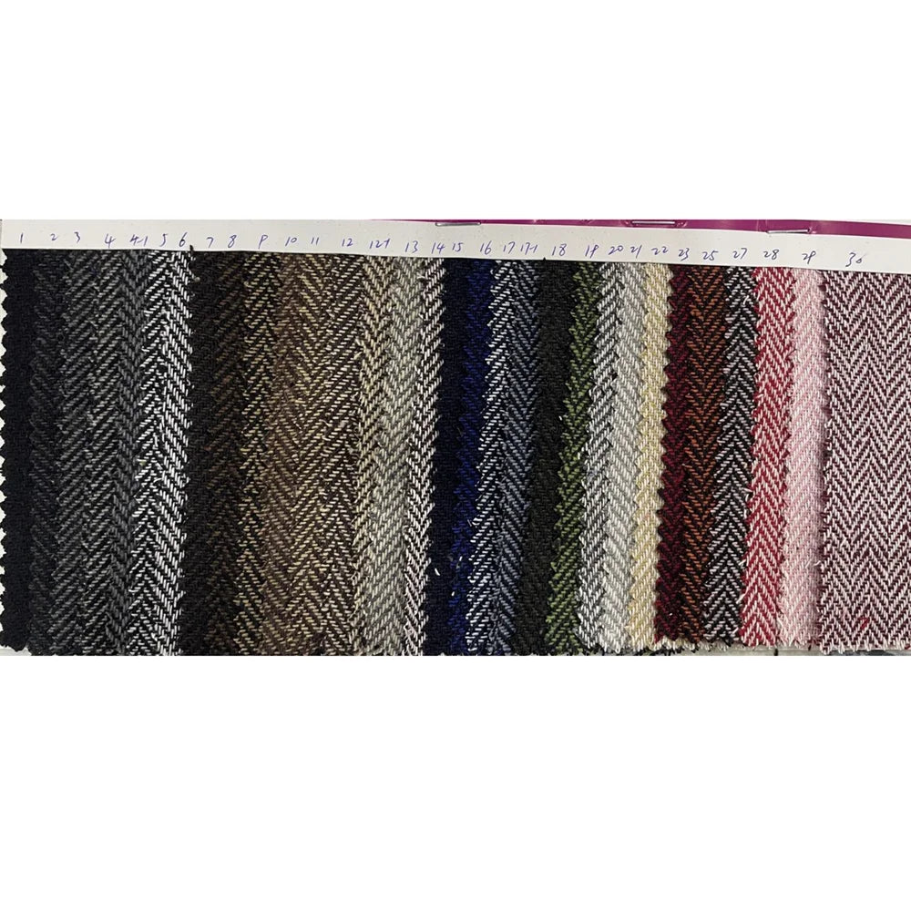 Brown Herringbone Tweed Casual Men Suits for Winter 2 Piece Wedding Groomsmen Tuxedo Male Suit Jacket with Pants New Fashion