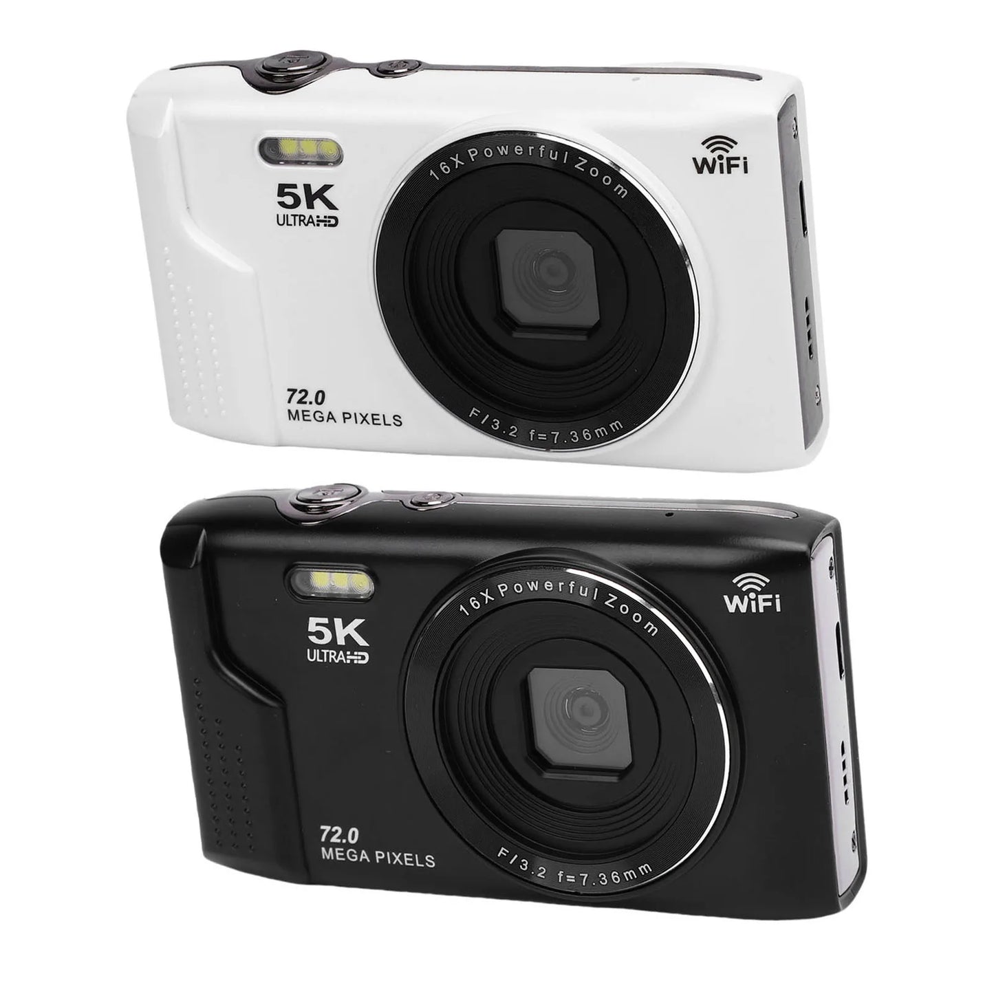 Digital Video Camera  Recording Webcam WiFi 2.8 Inch Screen 16x Digital Zoom with Built in Flash for Travel
