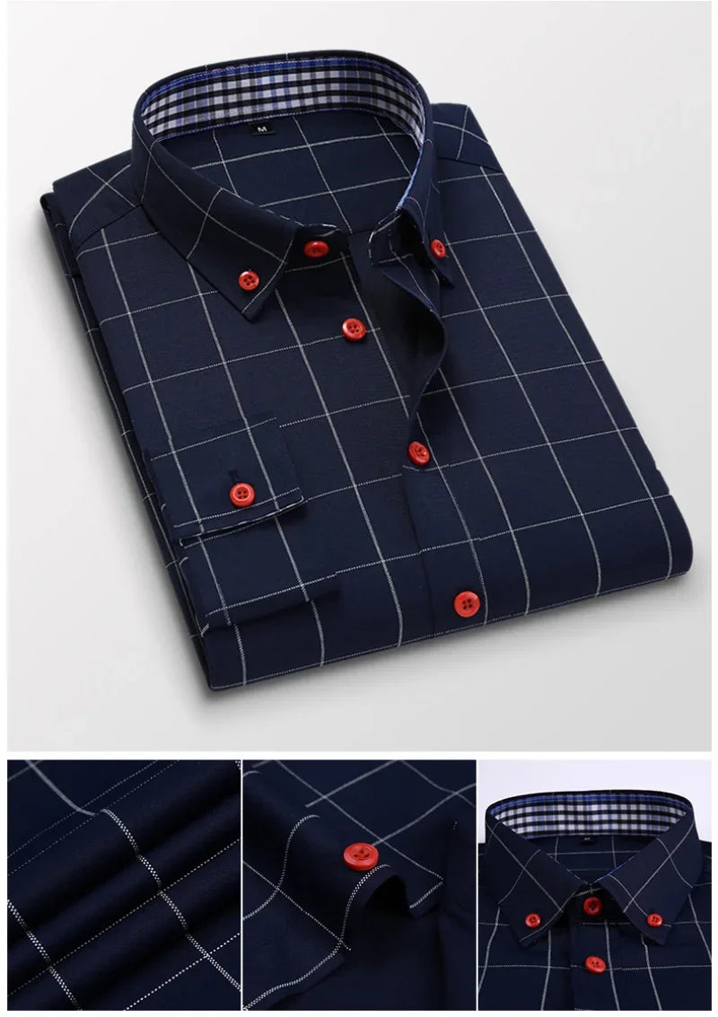 Men's Floral Dress Shirt - Slim Fit Long Sleeve