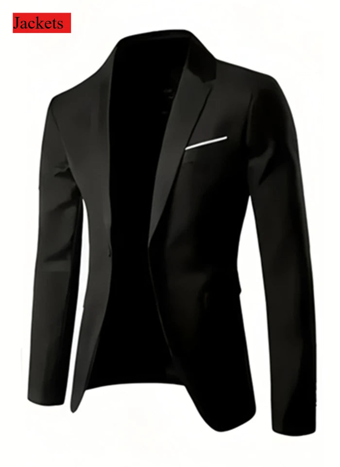 Elegant Men's 3 Piece Suit - Slim Fit Tuxedo Set for Weddings & Formal Occasions