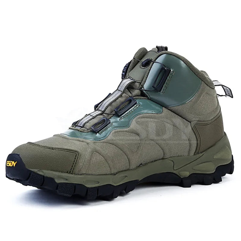 Men's Tactical Ankle Boots - Waterproof Combat & Hiking Boots