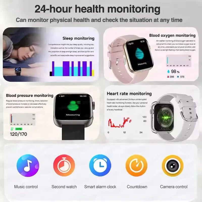 Watch 10 Pro Smart Watch with GPS, NFC & Health Monitoring