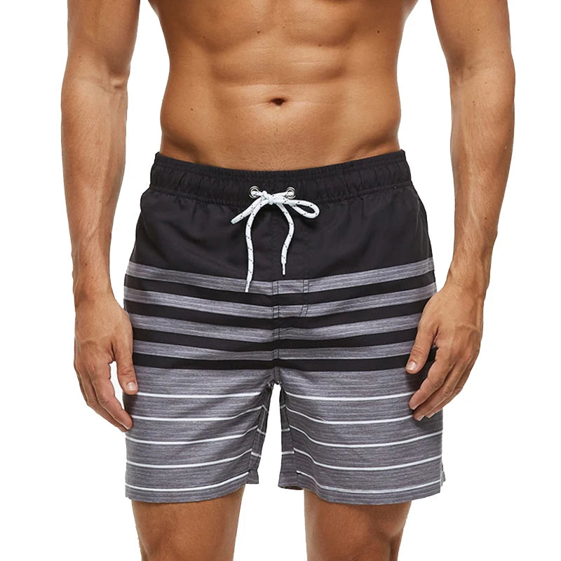 Men's Quick-Dry Beach Shorts with Mesh Lining - Datifer Swimwear