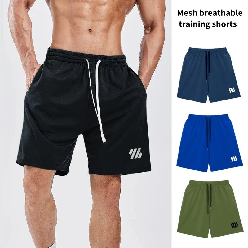 Men's Performance Athletic Shorts - Quick Dry Mesh Training Shorts