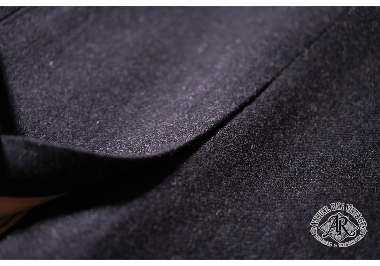Retro Black Tweed Suit Wool Casual Blazer for Men