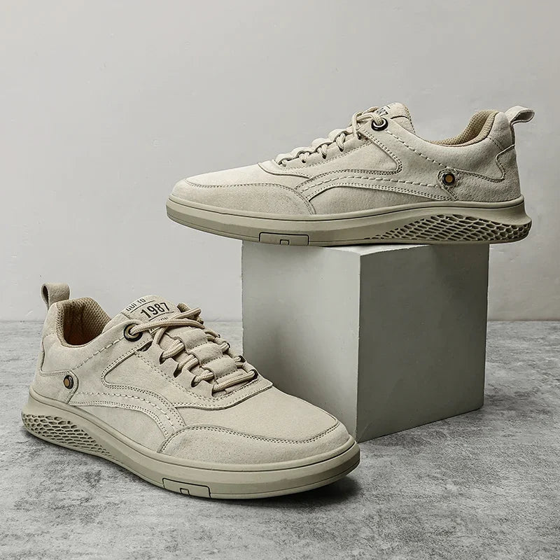 Men's Genuine Leather Oxford Casual Shoes