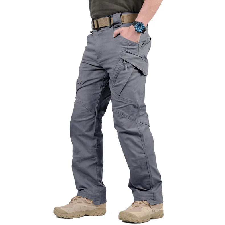 NONECN Men's Tactical Cargo Pants All Season Outdoor Hiking Trekking With Multiple Pockets