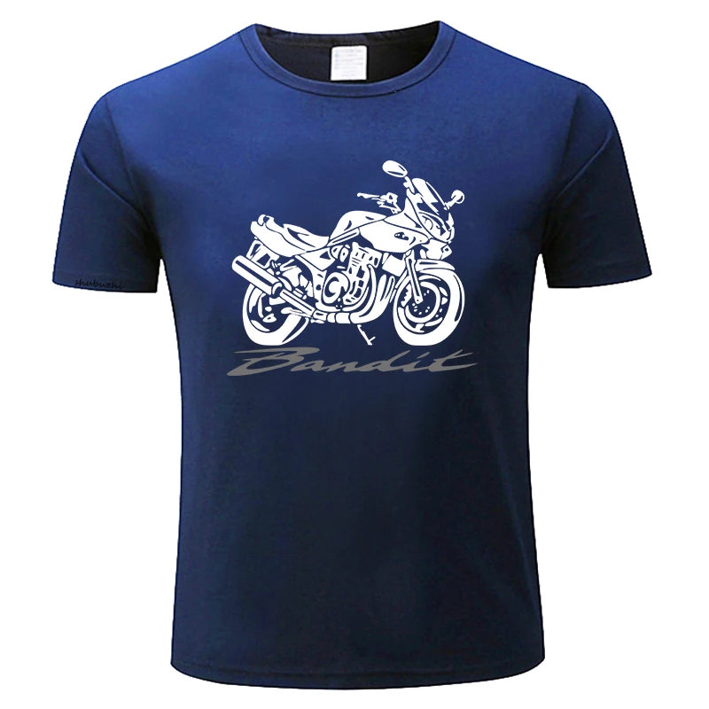 Cotton t-shirt Moto Suz Motorcycle Bandit 600 1200 S Design New Short Sleeve Men Fitness Clothing Male Cross Fit Tops T Shirts