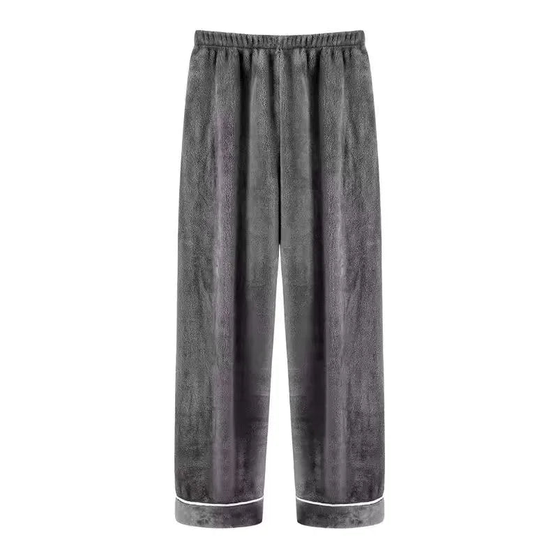 Men's Flannel Kimono Bathrobe - Warm Winter Sleepwear