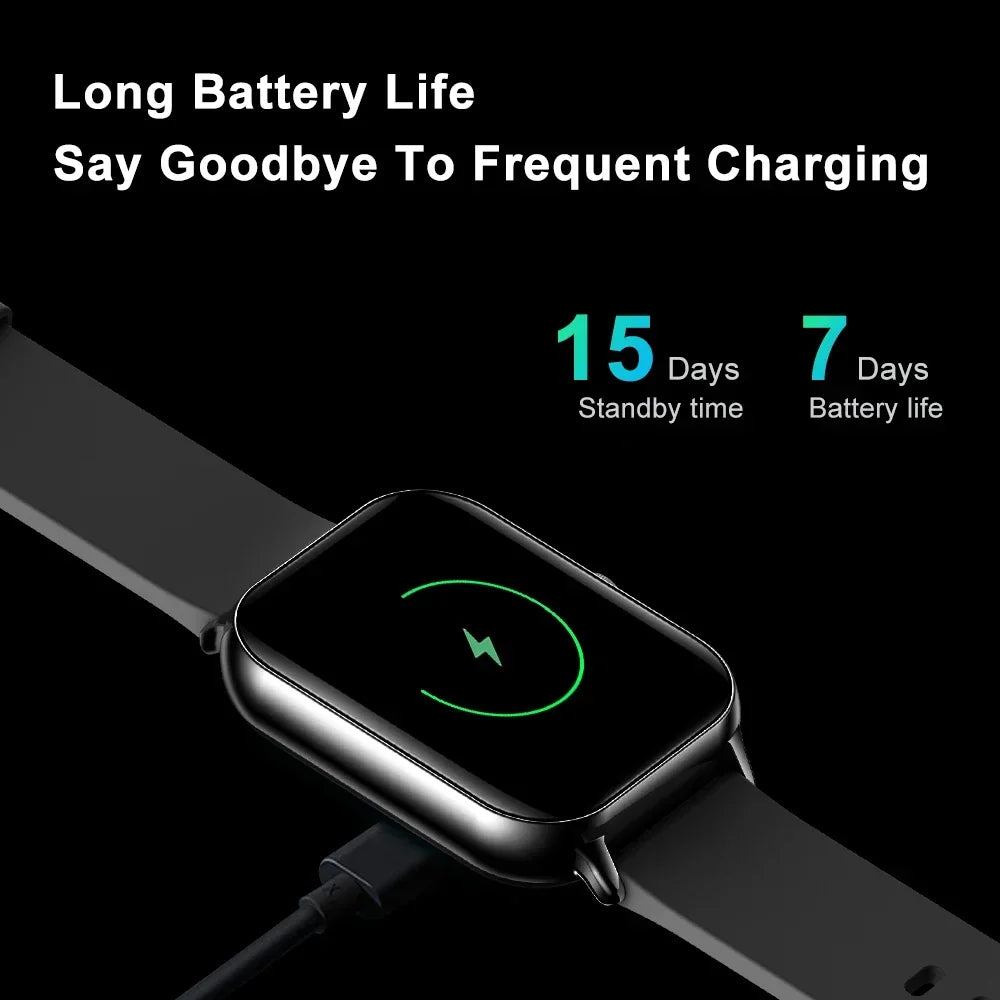 KUMI KU6 Smart Watch - 1.91" Display with Bluetooth Calling & Health Monitoring