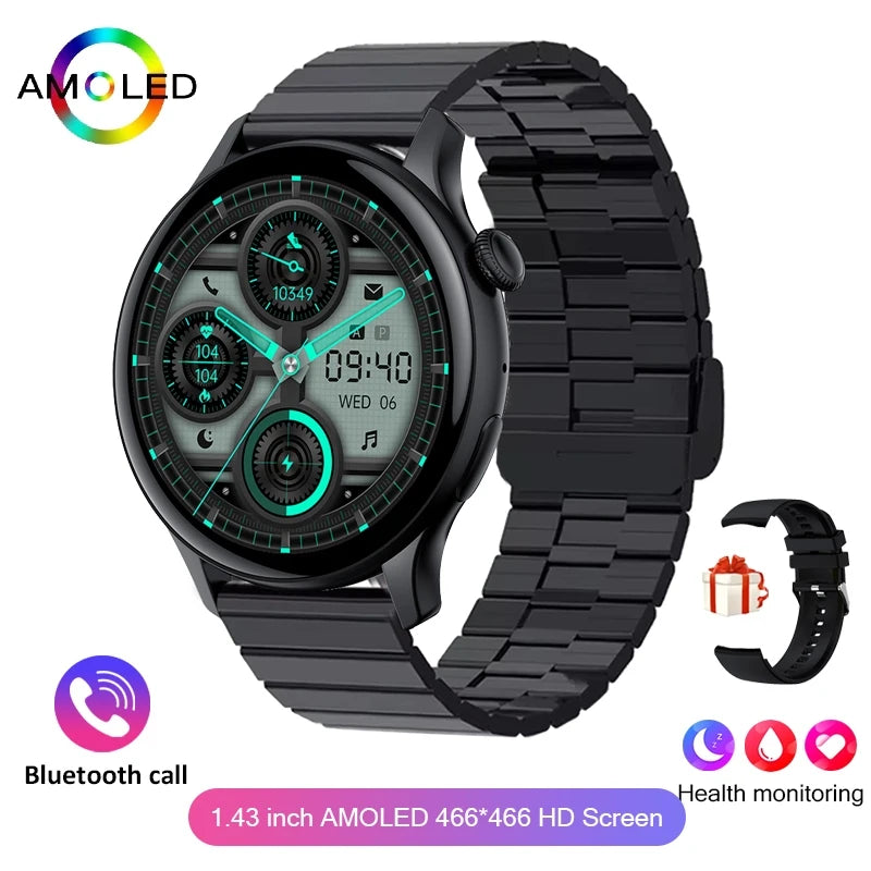 Women's AMOLED Smart Watch with NFC & Bluetooth Call - 1.46" HD Display