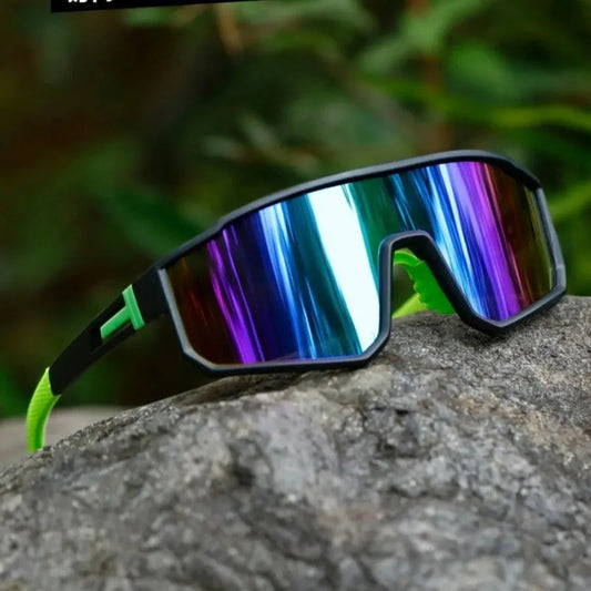Men's Polarized Cycling Sunglasses - Oversized Sports Eyewear
