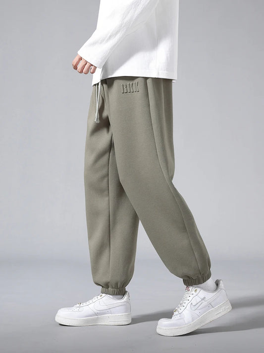 Men's Cotton Polyester Jogger Sweatpants - Hip Hop Loose Fit Harem Pants