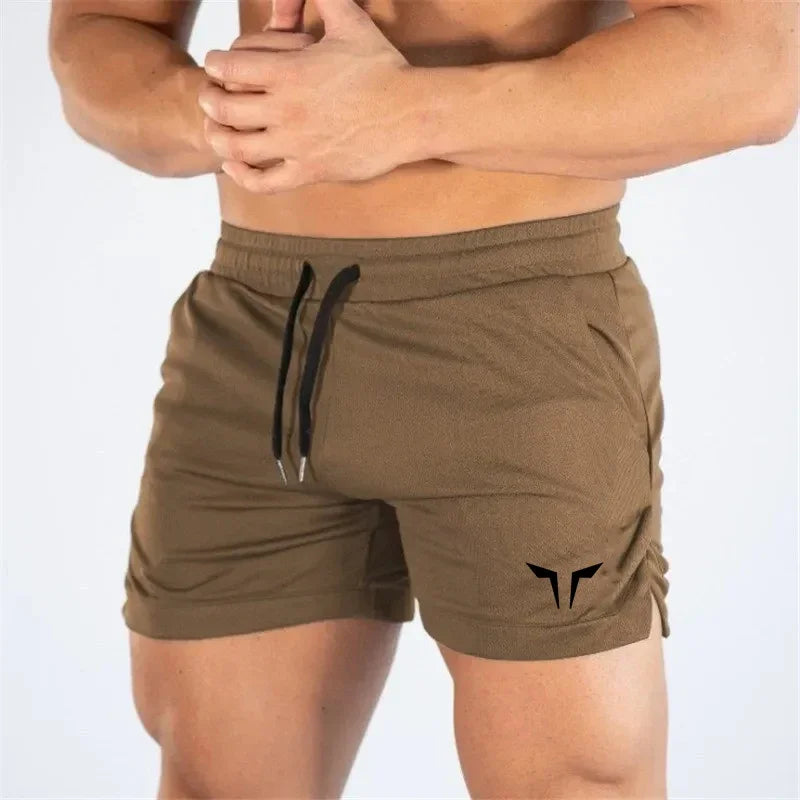 Men's Performance Athletic Shorts - Quick-Dry Breathable Gym & Running Wear