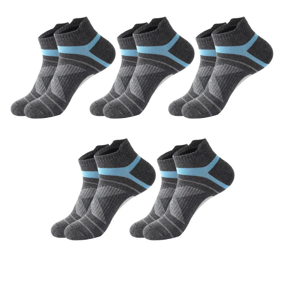 Men's Performance Athletic Socks - Cushioned Running & Sports Socks
