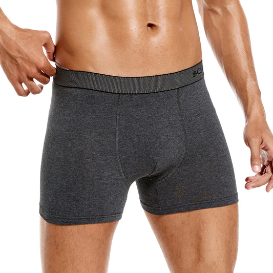 Men's Cotton Boxer Shorts - Comfortable Everyday Underwear