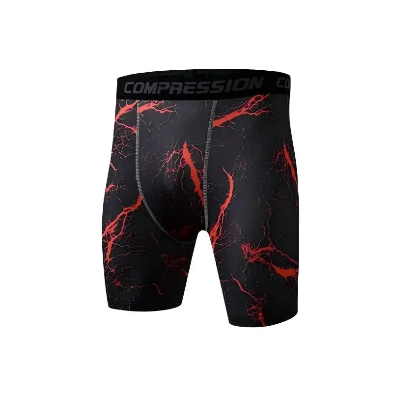 Men's Compression Running Shorts - Quick Dry Athletic Performance Tights