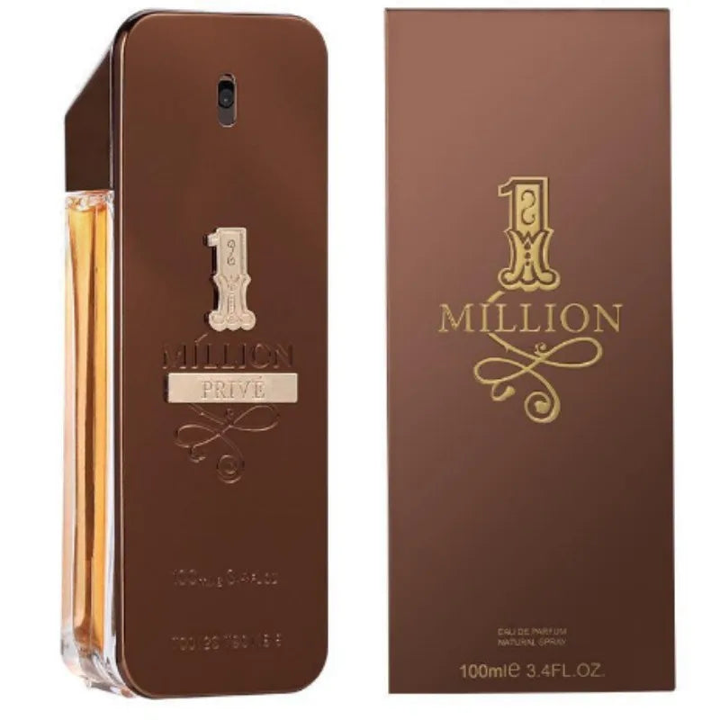 Rabanne 1 Million Lucky Prive Eau de Parfum for Men 100 ML Original Arab Perfumes Lasting Woody Perfume Pheromones 3.4 Oz Makeup