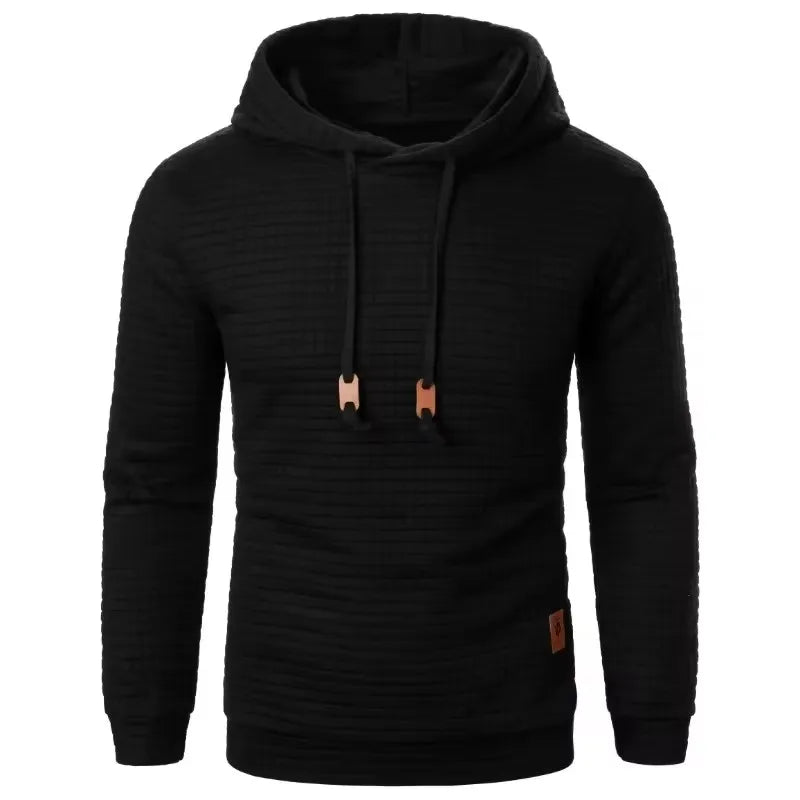 Men's Oversized Zip-Up Hoodie - Warm Casual Sweatshirt