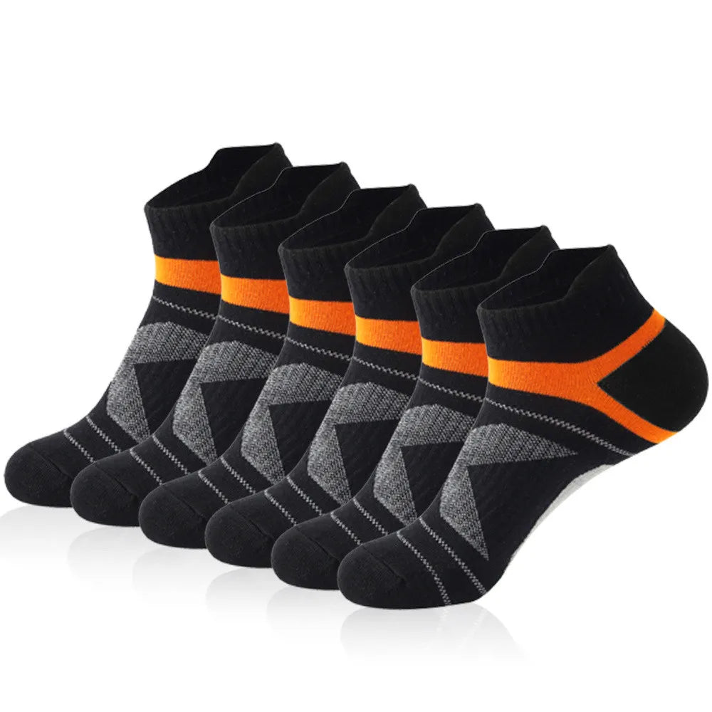 Men's Performance Athletic Socks - Cushioned Running & Sports Socks