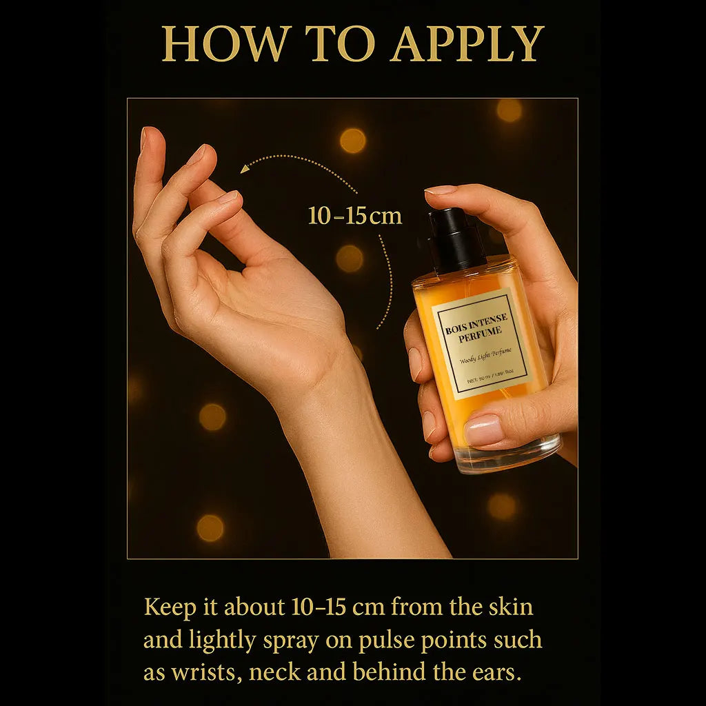 Bois Intense Perfume 50 ML Eau de Parfum for Men with Woody Notes of Iris Frankincense & Honey Luxury Long Lasting Fragrance