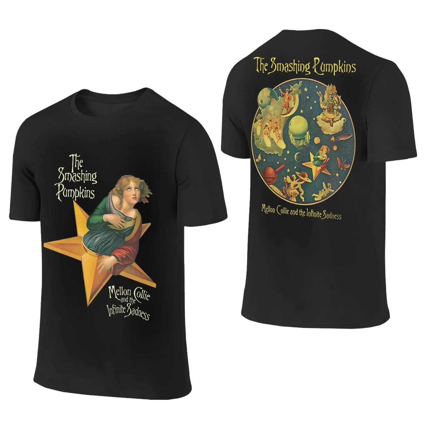 Smashing Pumpkins Band Print T-Shirt - Oversized Rock Music Merch