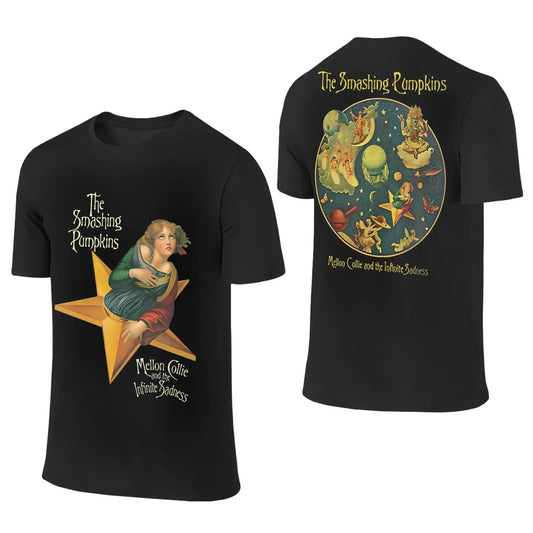 Smashing Pumpkins Band Print T-Shirt - Oversized Rock Music Merch