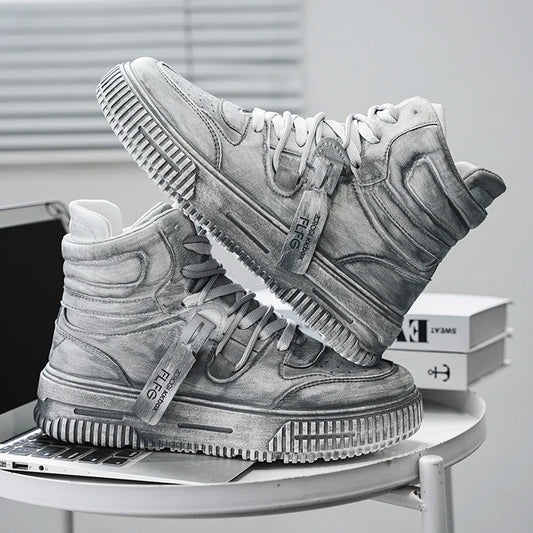 Retro Manga Men's Sneakers Soft Comfortable Non Slip Wear Resistant Sole Daily Casual Men's Shoes Preppy Versatile Holiday Gifts