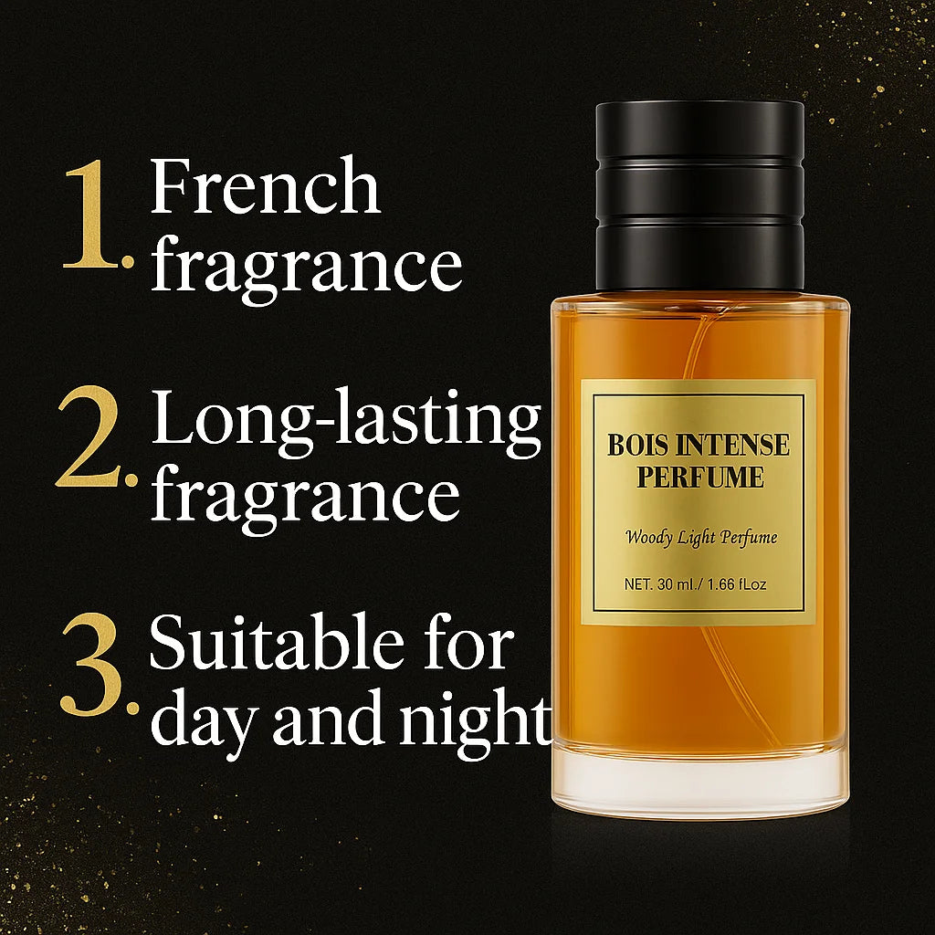 Bois Intense Perfume 50 ML Eau de Parfum for Men with Woody Notes of Iris Frankincense & Honey Luxury Long Lasting Fragrance