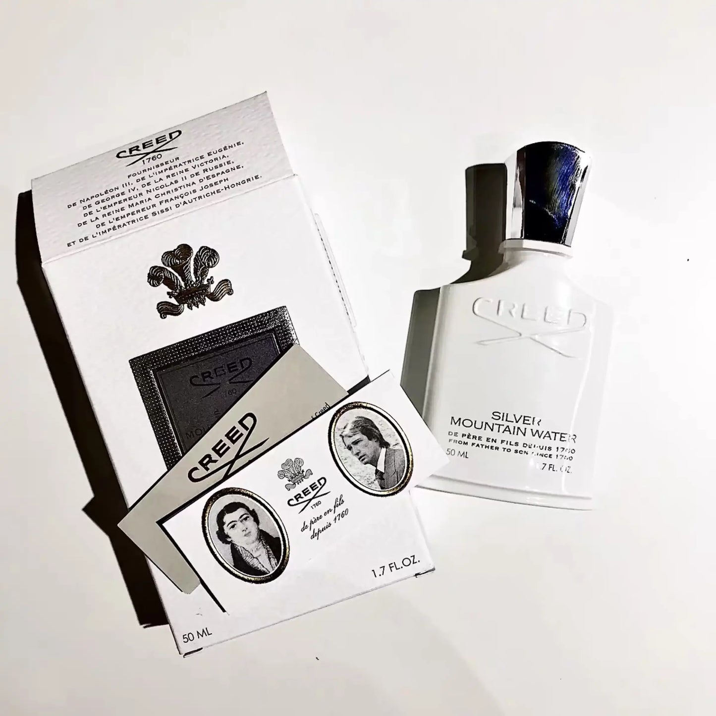 Men's perfume CEED Aventus Eau de Silver Mountain Water Original Santal Perfume Green Irish Tweed Eau De Parfum Spray for Unisex