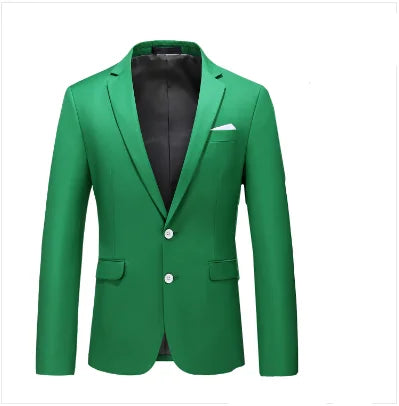 2026 Men's Suit Jacket, Business Formal Coat, Asian Sizes Slim Blazer
