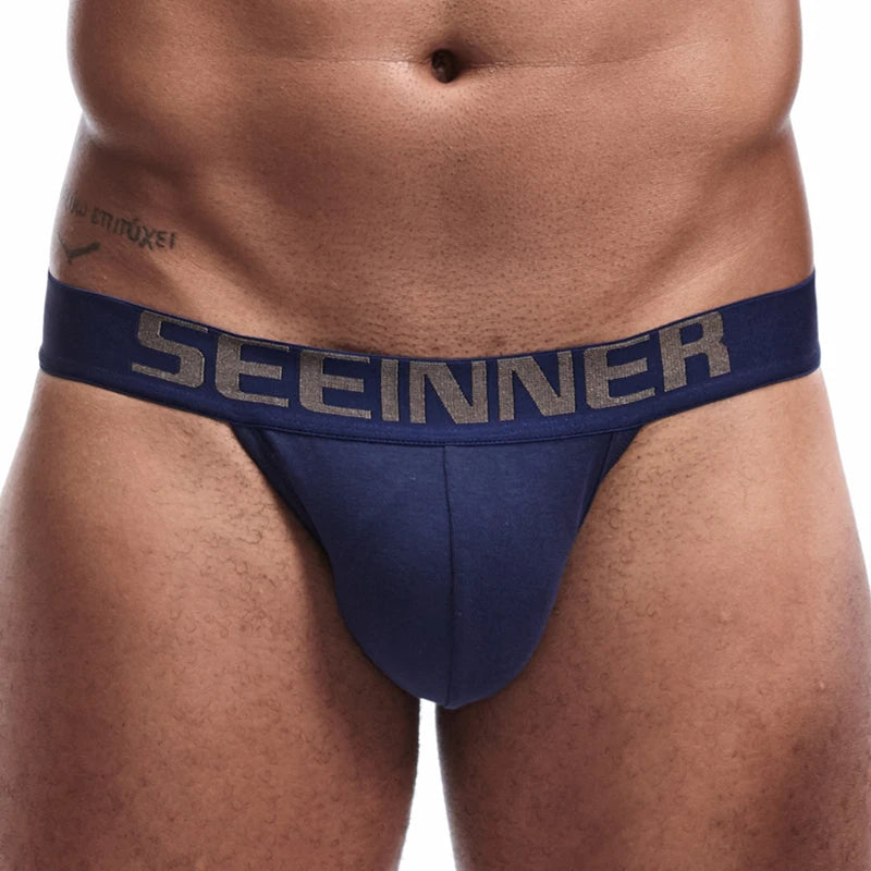 Men's Premium Cotton Briefs with U-Pouch Support