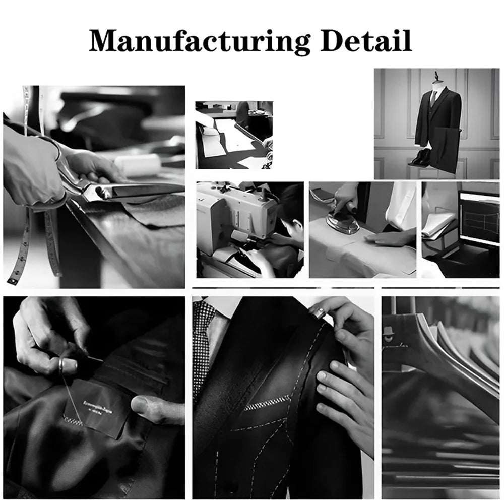 Men's suit 2-piece (jacket+pants) lightweight striped double breasted blazer formal events wedding groom birthday prom party
