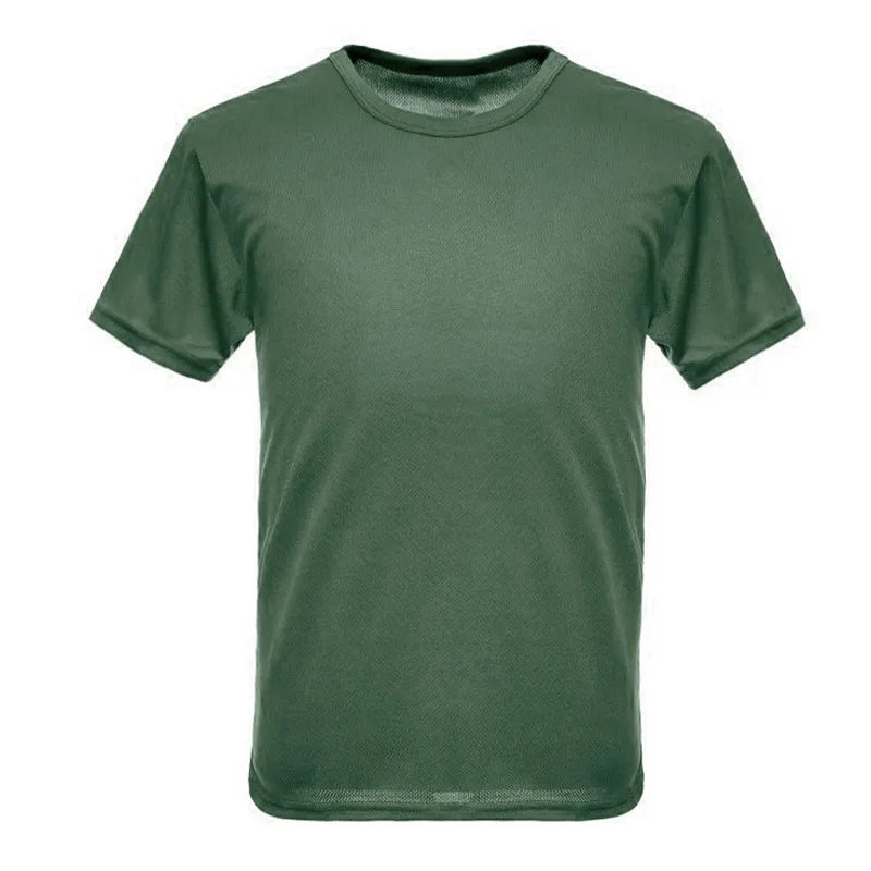 Men's Tactical Camouflage T-Shirt - Quick Dry Performance Tee