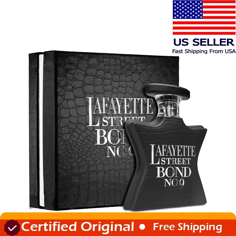 Bond No. 9 New York Lafayette Street Men's Eau De Parfum Amber Fougere, Woody, Earthy, Warm, Spicy 3.4oz